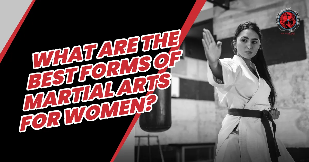 Woman practising martial arts strikes during a training session